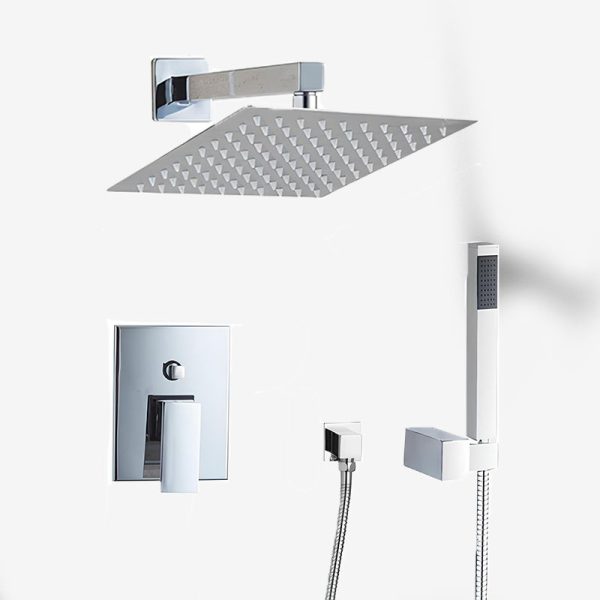 colonne de douche encastrable chrome
