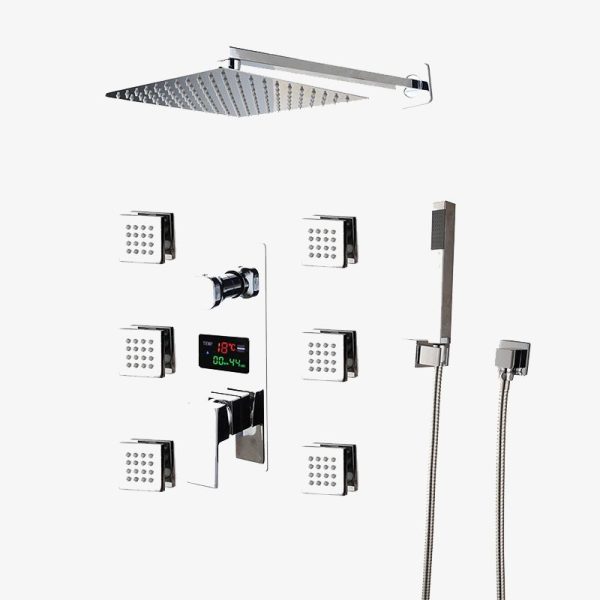 colonne de douche hydromassante LED