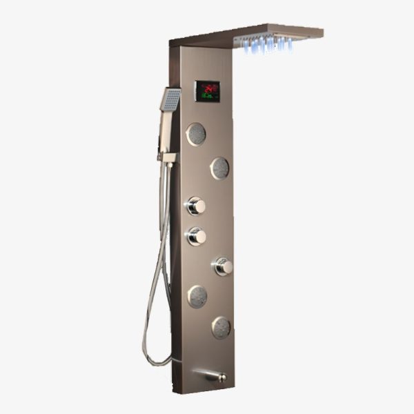 colonne de douche hydromassante pour baignoire