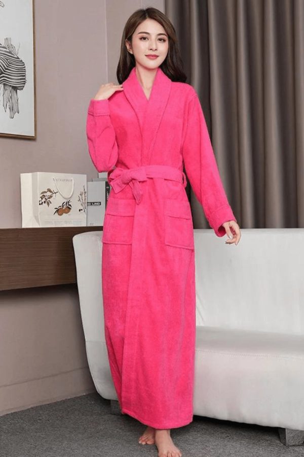 peignoir de bain confortable