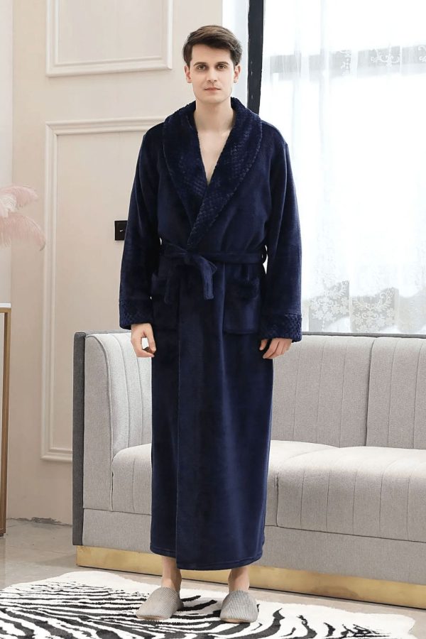 peignoir de bain homme en coton