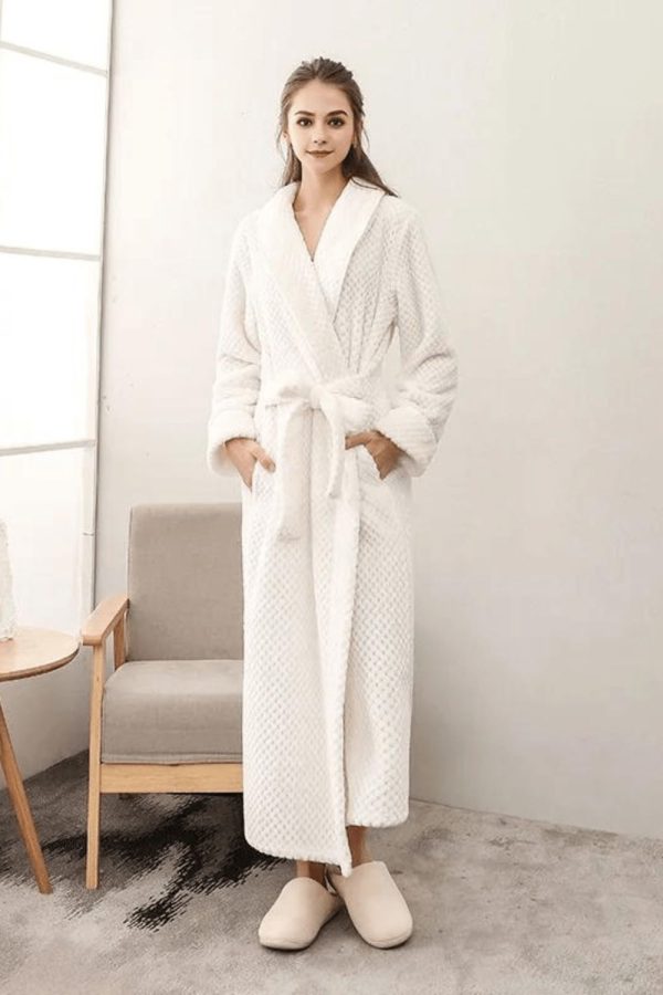 peignoir en coton doux