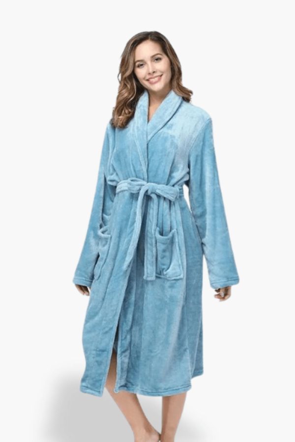 peignoir en coton doux