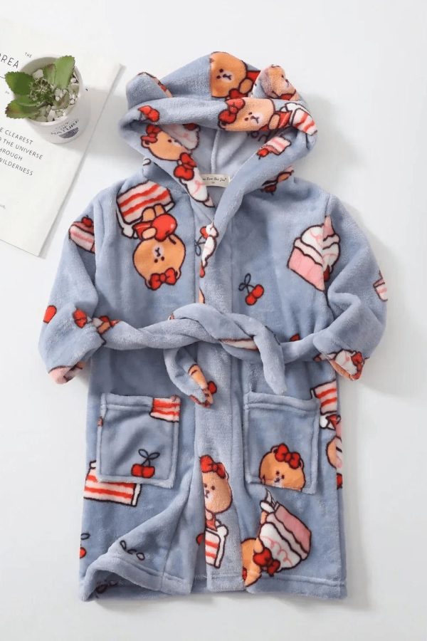 peignoir enfant douche