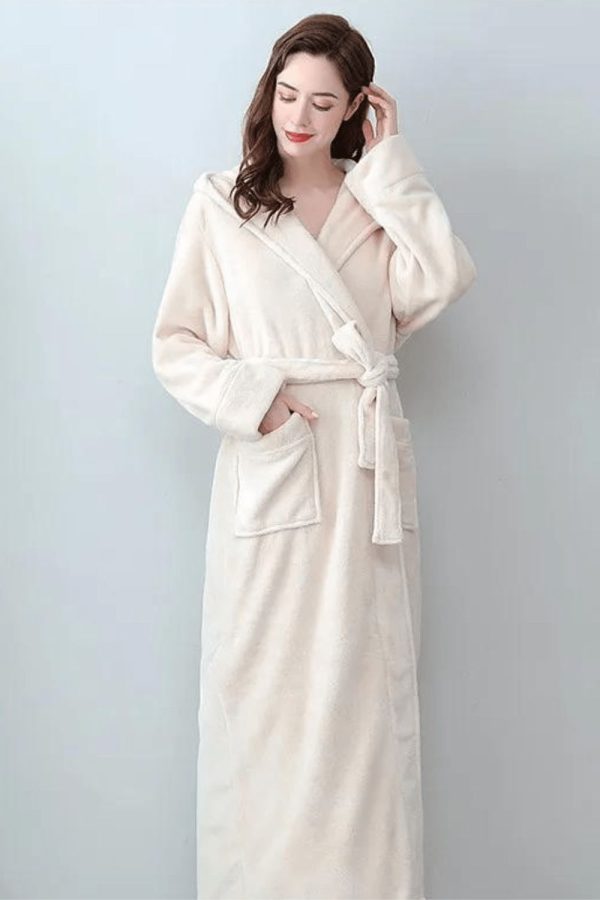 peignoir éponge femme