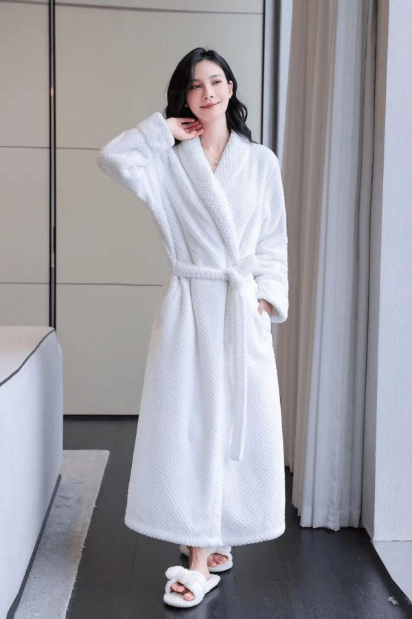 peignoir femme doux et confortable