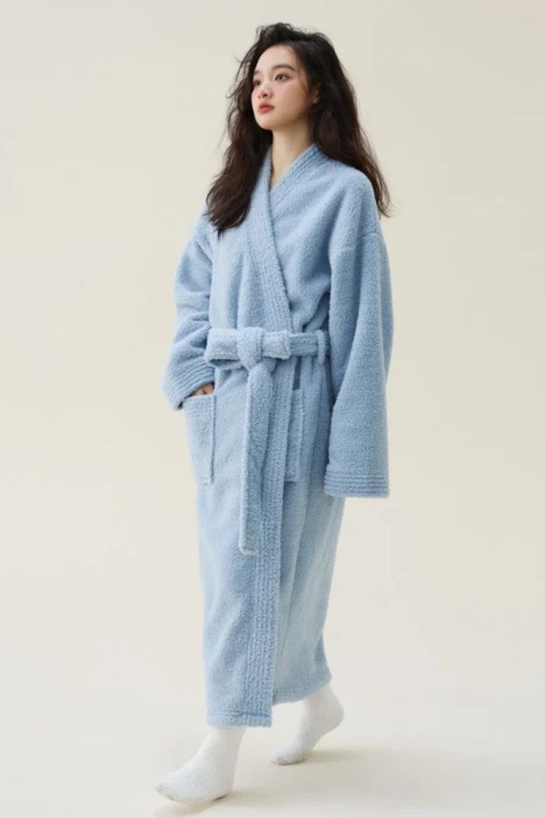 peignoir femme microfibre extra doux
