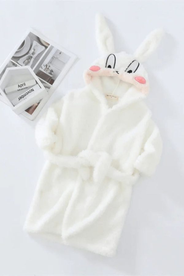 peignoir fille bain bébé