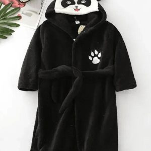 peignoir fille panda