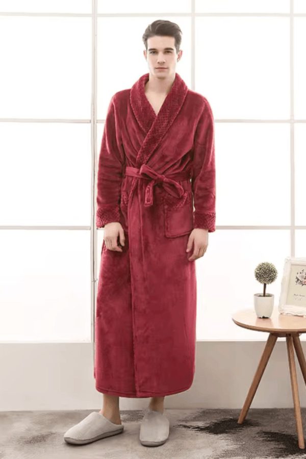 peignoir homme chaud