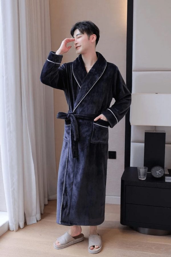 peignoir homme en coton