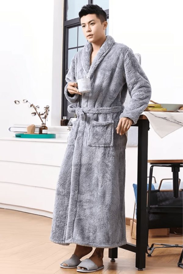 peignoir homme épais