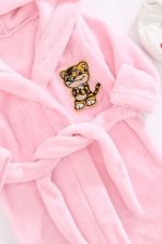 peignoir pour fille en éponge