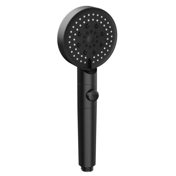 pommeau de douche avec bouton d'arrêt
