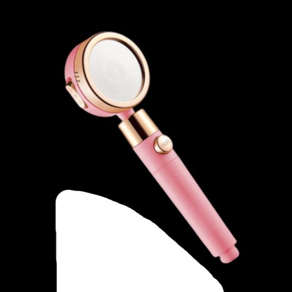 pommeau de douche rose