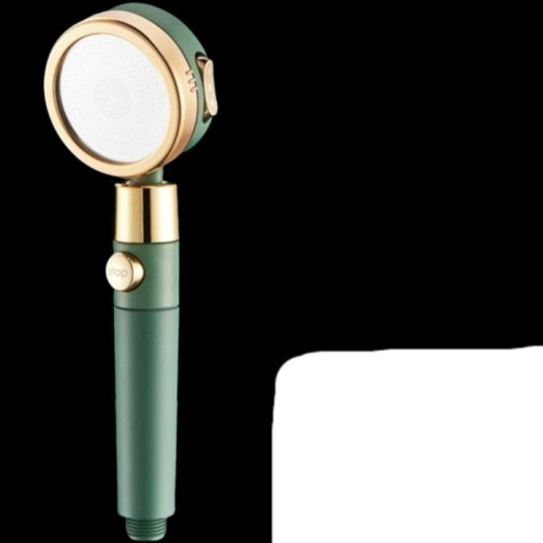 pommeau de douche vert