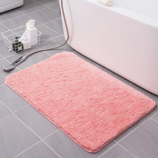tapis de bain antidérapant rose