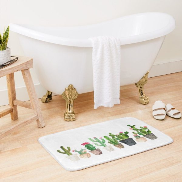 tapis de bain cactus