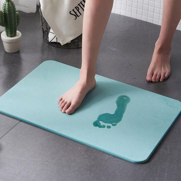 tapis de bain en diatomite