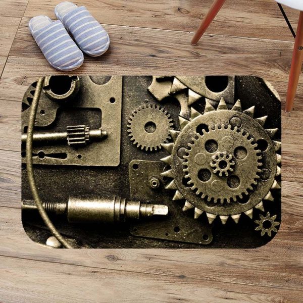 tapis de bain style industriel